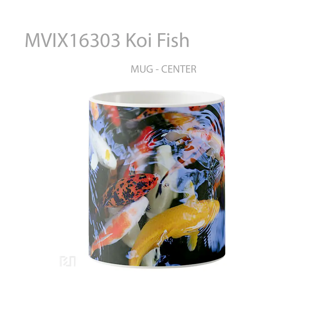 Mug Koi Fish Full Wrap Lanscape