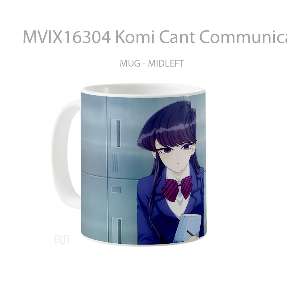 Mug Komi Cant Communicate Full Wrap Lanscape - All-side / Desain