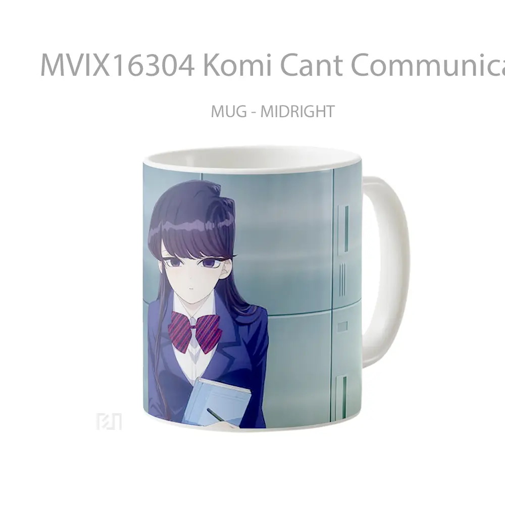 Mug Komi Cant Communicate Full Wrap Lanscape - All-side / Desain