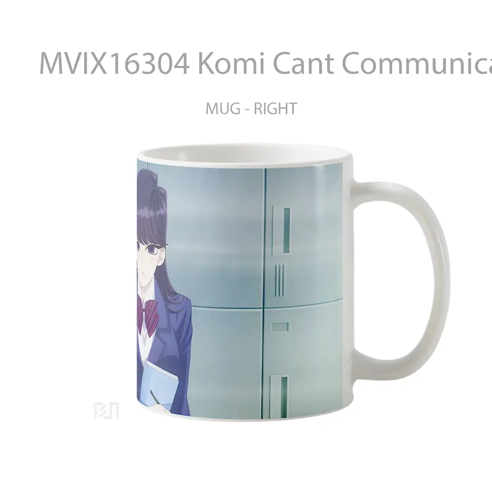 Mug Komi Cant Communicate Full Wrap Lanscape - All-side / Desain
