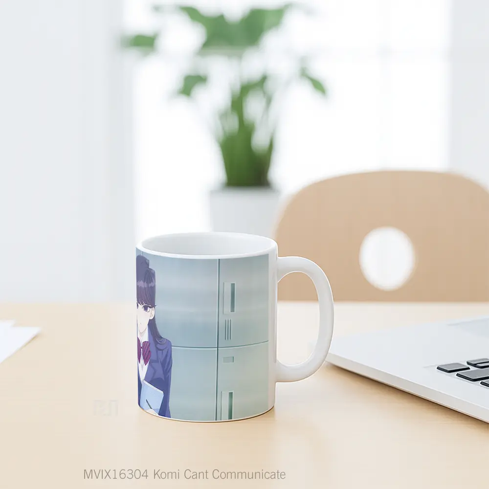 Mug Komi Cant Communicate Full Wrap Lanscape - All-side / Desain
