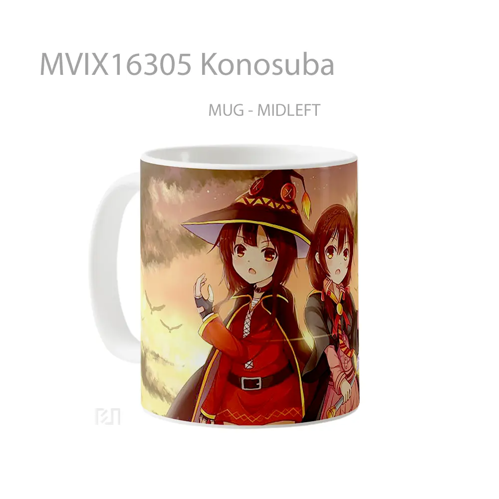 Mug Konosuba Full Wrap Lanscape - All-side / Desain