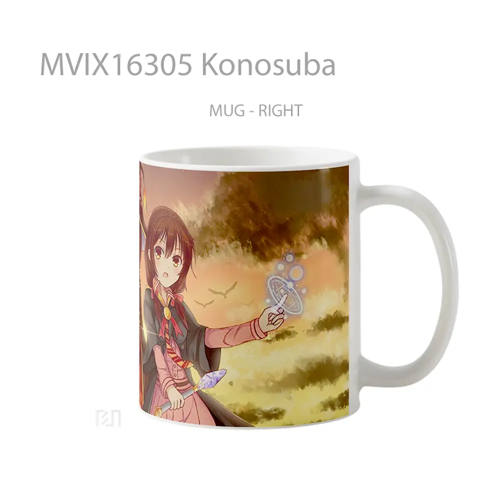 Mug Konosuba Full Wrap Lanscape - All-side / Desain