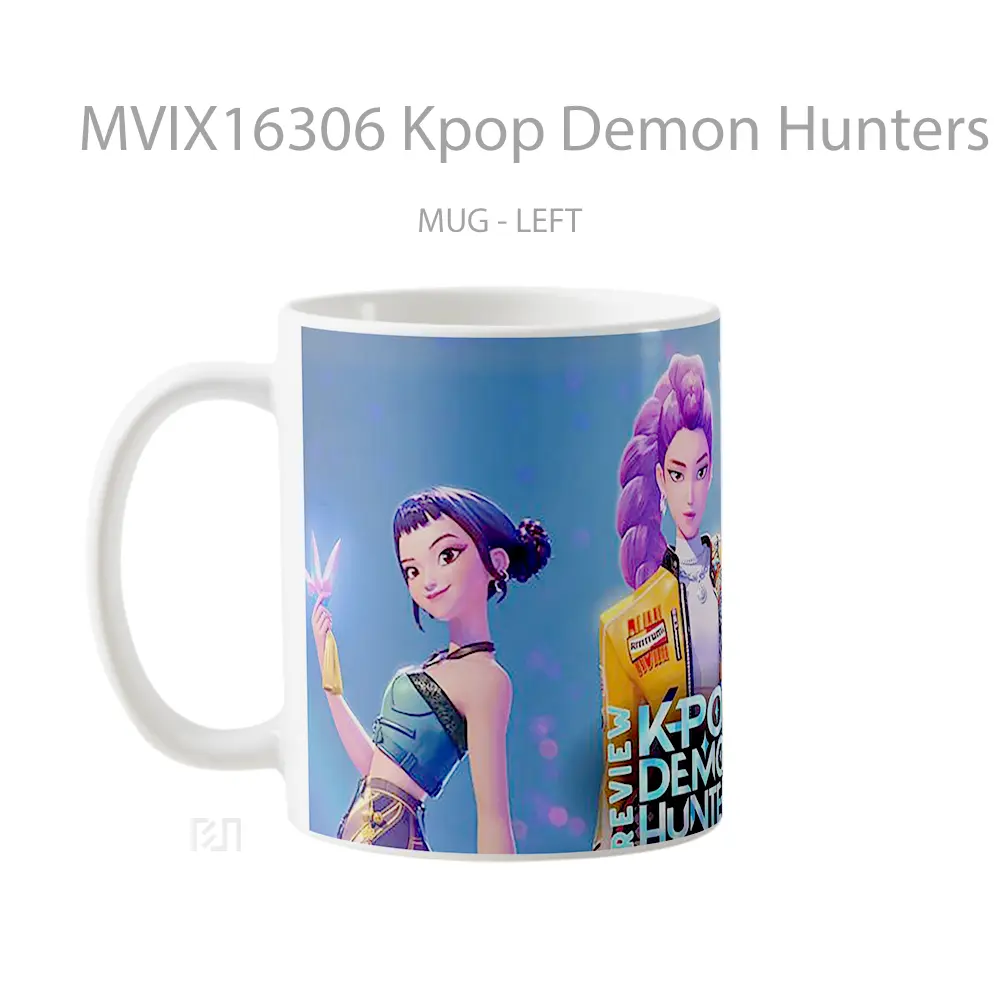 Mug Kpop Demon Hunters Full Wrap Lanscape - All-side / Desain