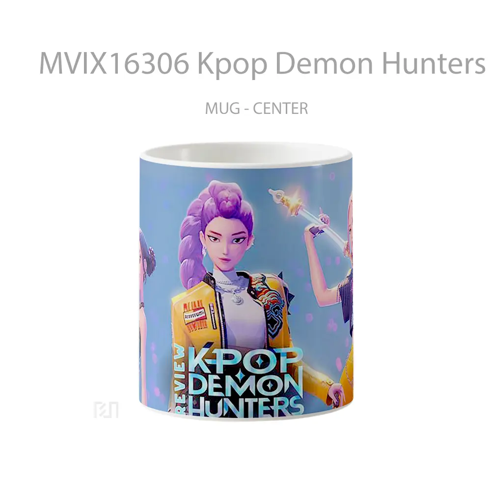 Mug Kpop Demon Hunters Full Wrap Lanscape