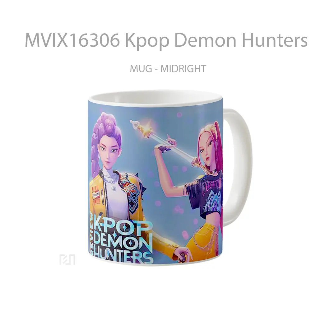 Mug Kpop Demon Hunters Full Wrap Lanscape - All-side / Desain