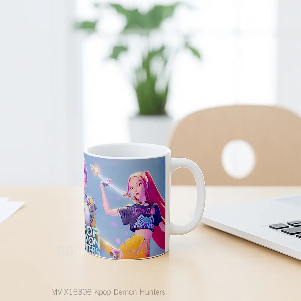 Mug Kpop Demon Hunters Full Wrap Lanscape - All-side / Desain