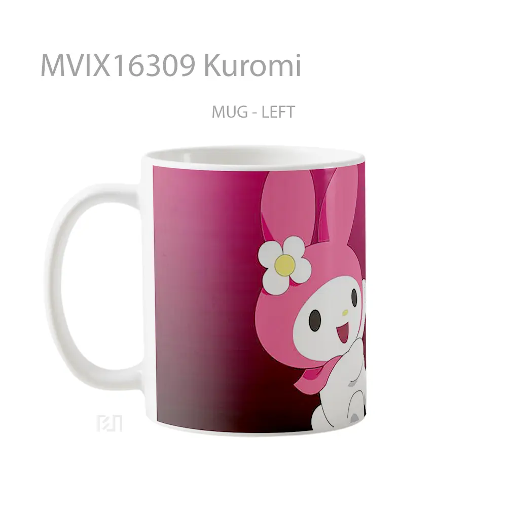 Mug Kuromi Full Wrap Lanscape - All-side / Desain