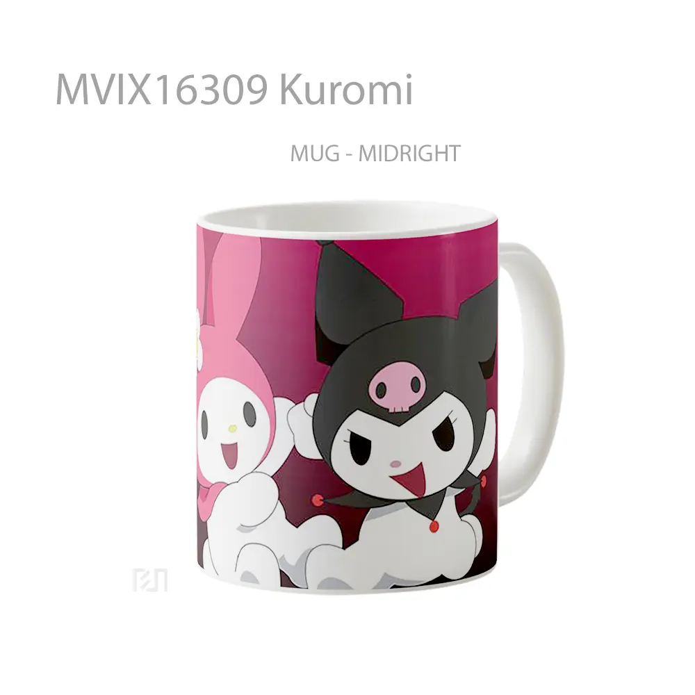 Mug Kuromi Full Wrap Lanscape - All-side / Desain