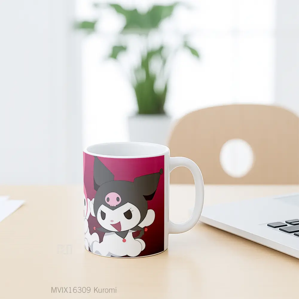 Mug Kuromi Full Wrap Lanscape - All-side / Desain