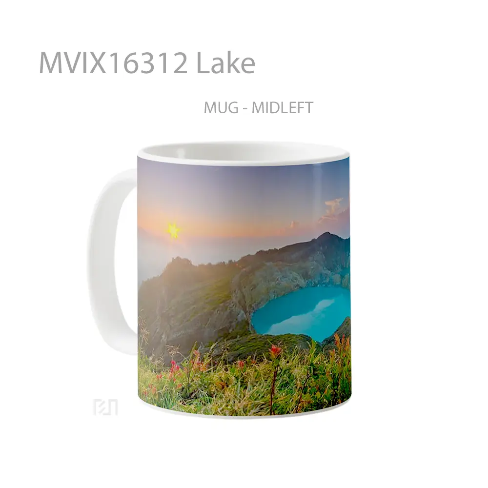 Mug Lake Full Wrap Lanscape - All-side / Desain