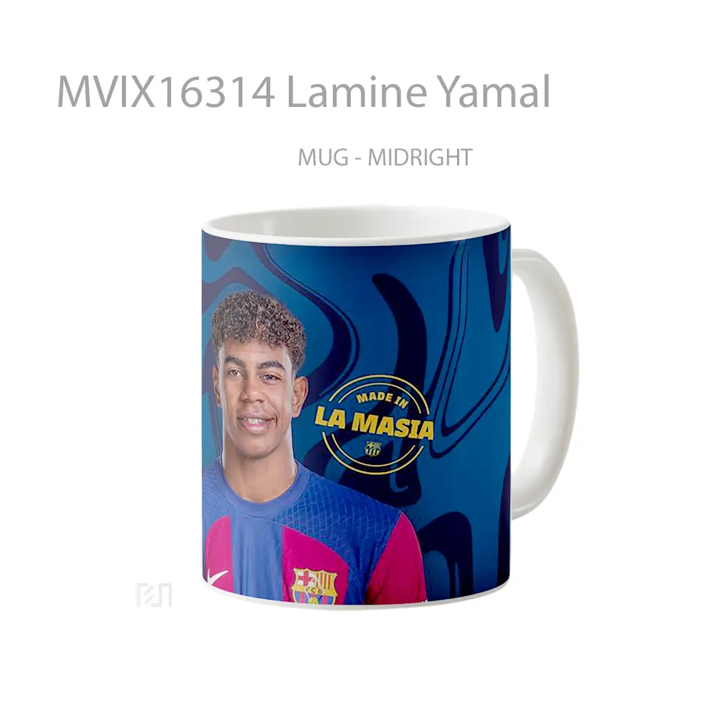 Mug Lamine Yamal Full Wrap Lanscape - All-side / Desain