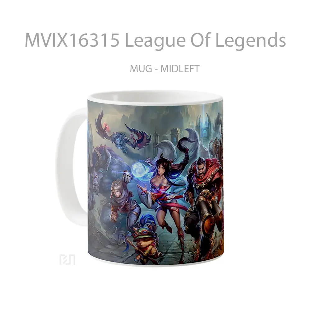 Mug League Of Legends Full Wrap Lanscape - All-side / Desain