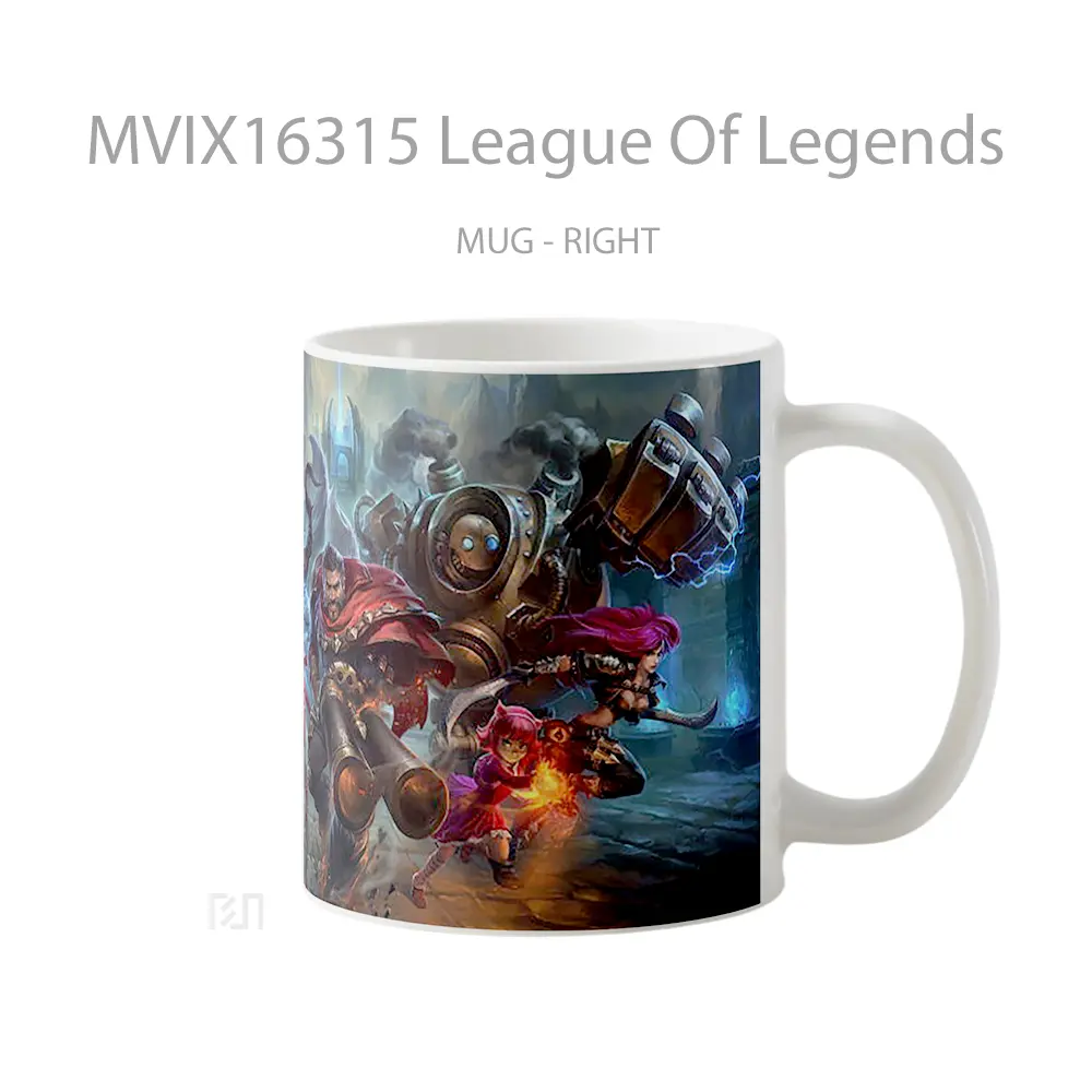 Mug League Of Legends Full Wrap Lanscape - All-side / Desain