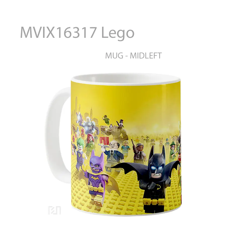 Mug Lego Full Wrap Lanscape - All-side / Desain
