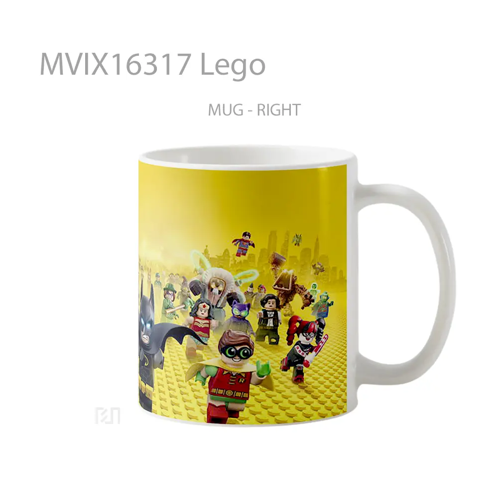Mug Lego Full Wrap Lanscape - All-side / Desain