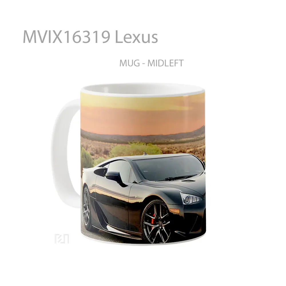 Mug Lexus Full Wrap Lanscape - All-side / Desain