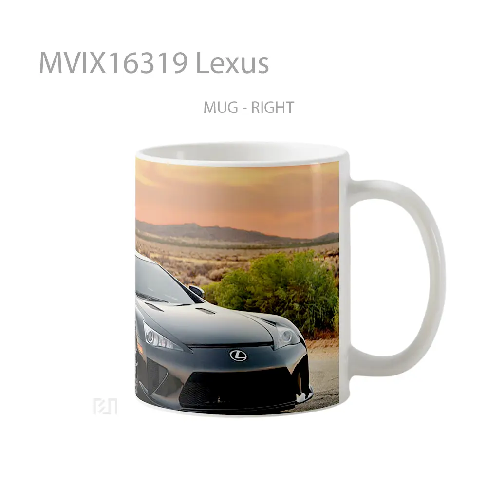 Mug Lexus Full Wrap Lanscape - All-side / Desain