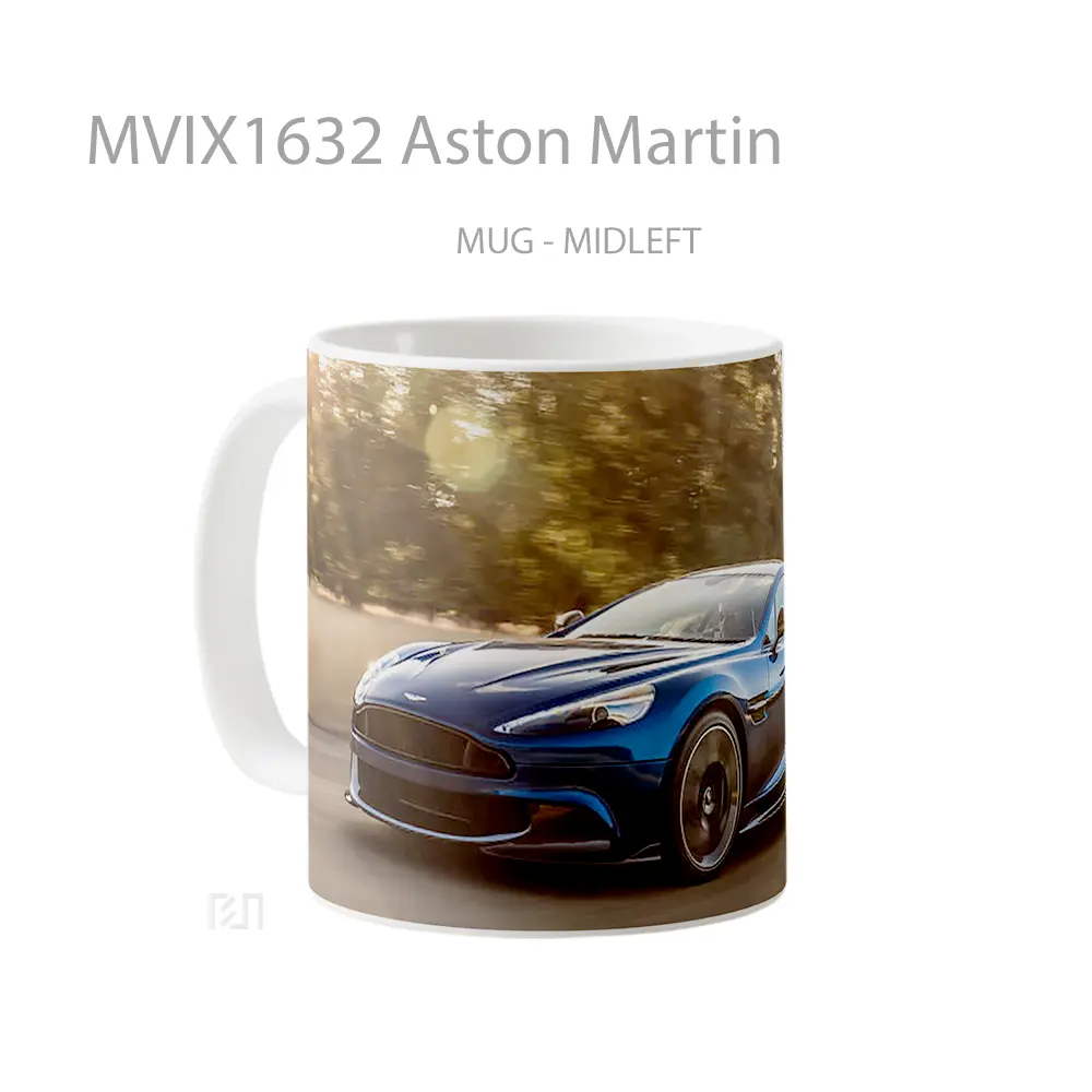 Mug Aston Martin Full Wrap Lanscape - All-side / Desain