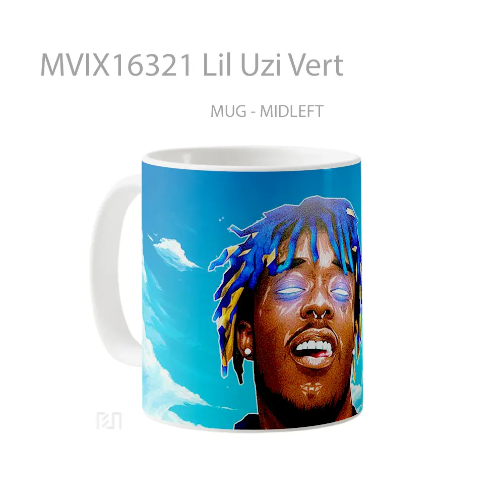 Mug Lil Uzi Vert Full Wrap Lanscape - All-side / Desain