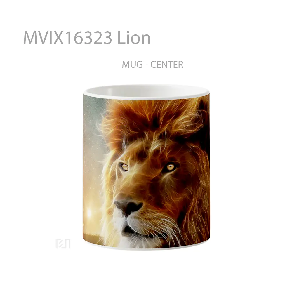 Mug Lion Full Wrap Lanscape