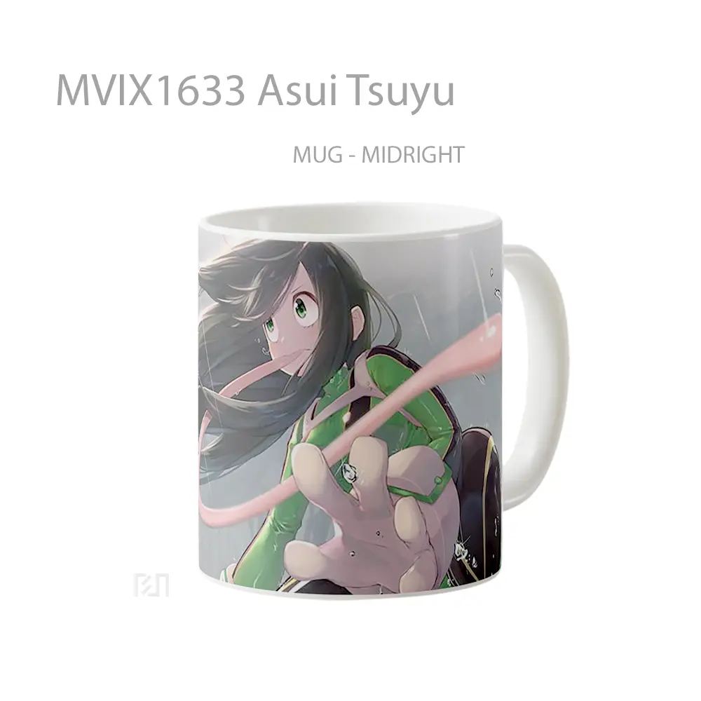Mug Asui Tsuyu Full Wrap Lanscape - All-side / Desain