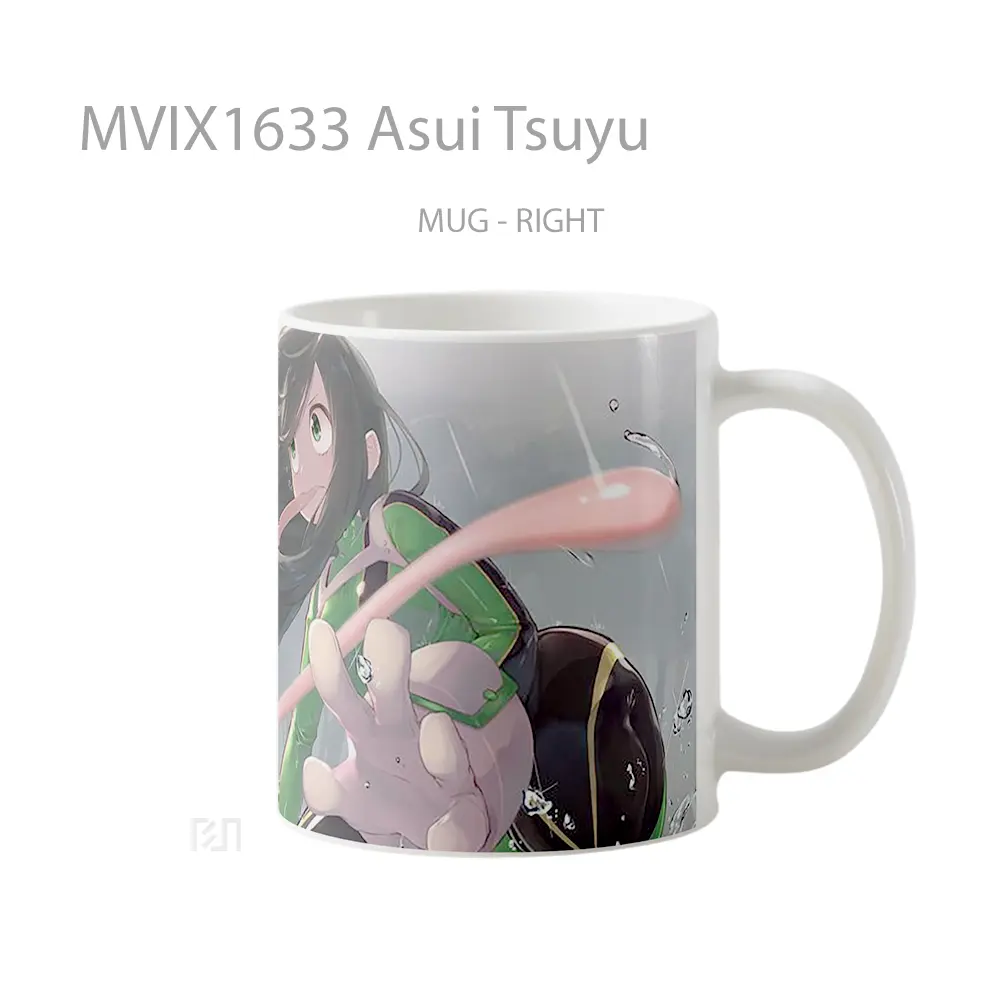 Mug Asui Tsuyu Full Wrap Lanscape - All-side / Desain