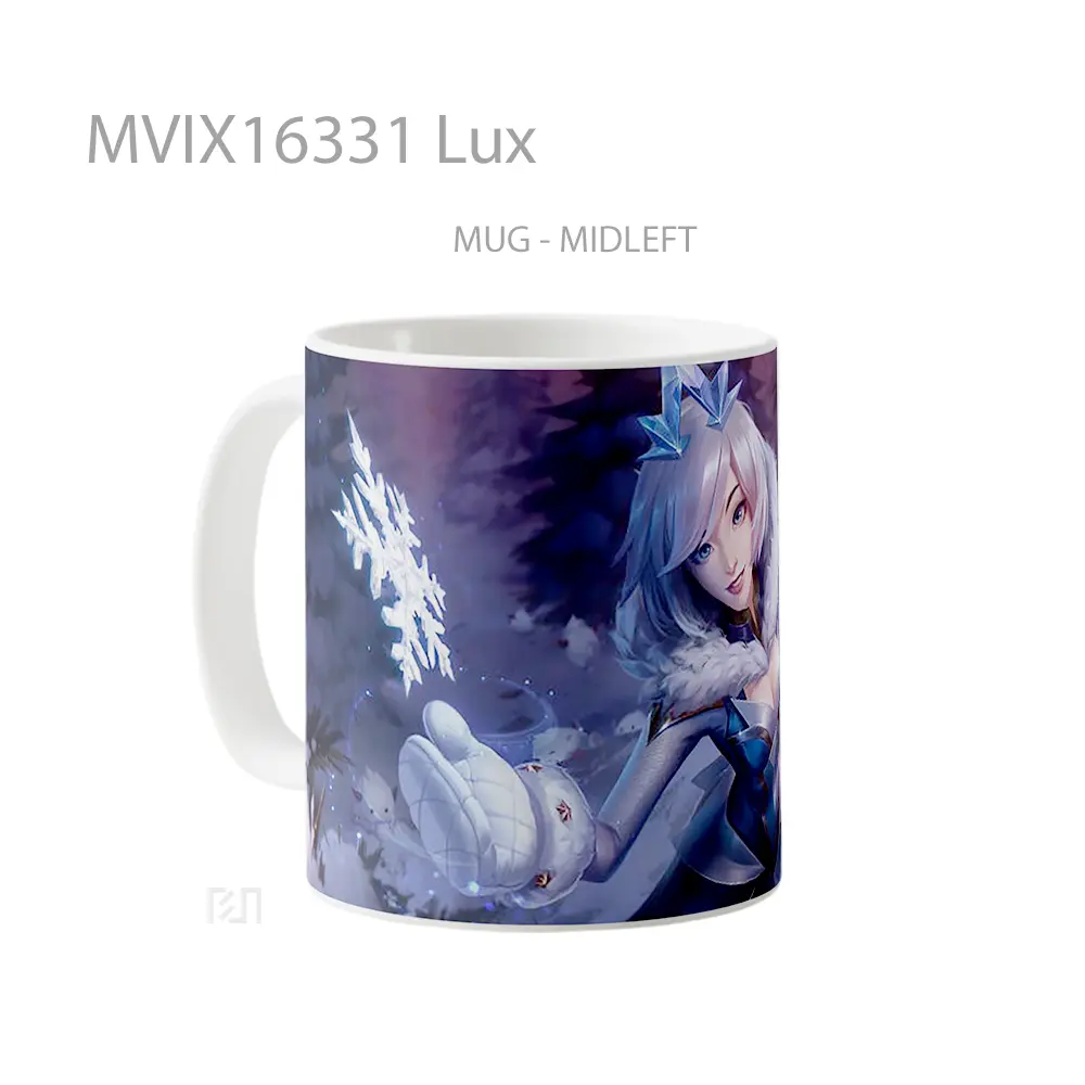 Mug Lux Full Wrap Lanscape - All-side / Desain
