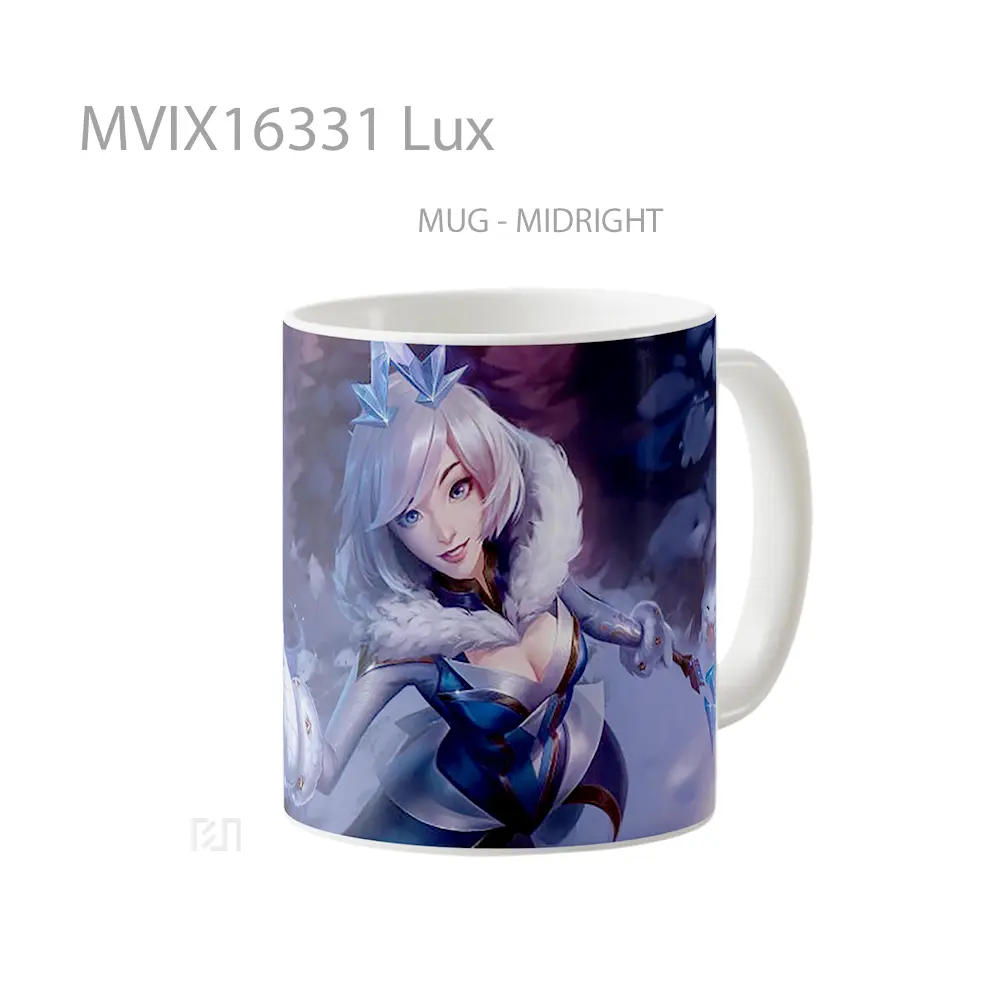 Mug Lux Full Wrap Lanscape - All-side / Desain