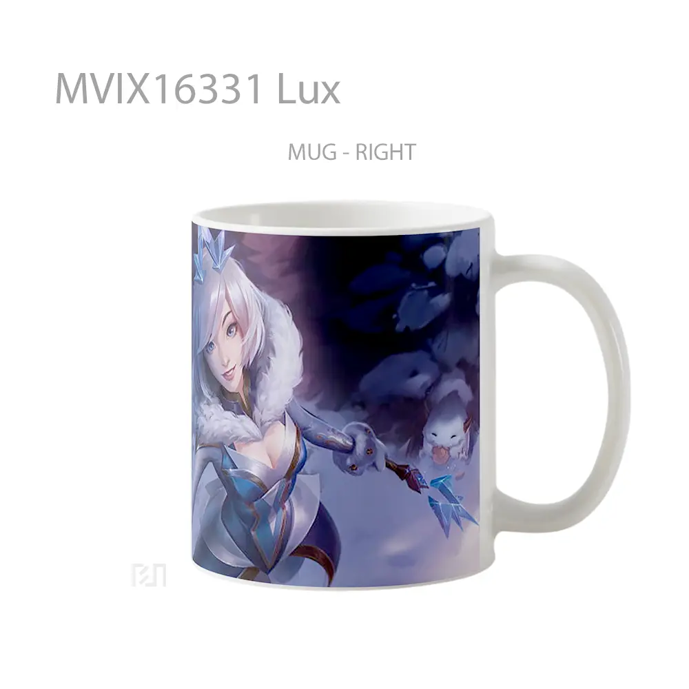 Mug Lux Full Wrap Lanscape - All-side / Desain