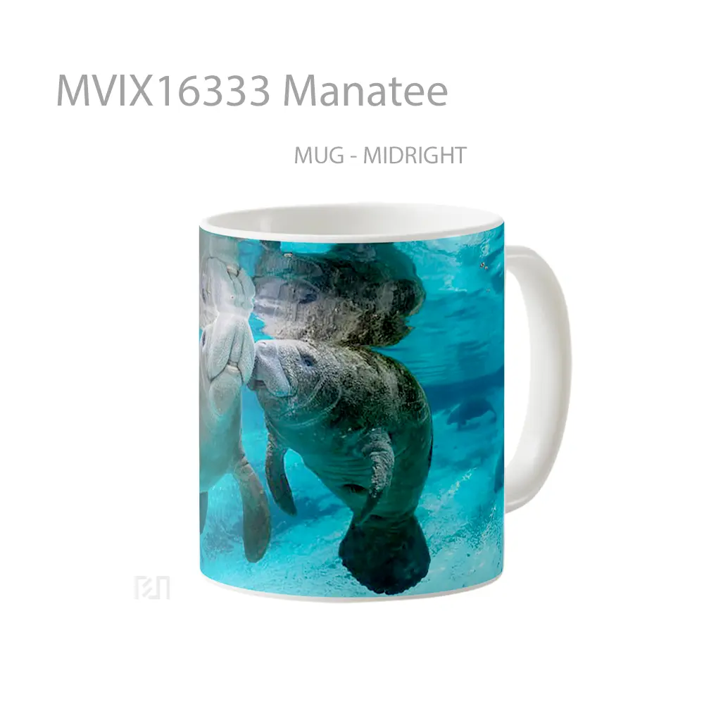 Mug Manatee Full Wrap Lanscape - All-side / Desain