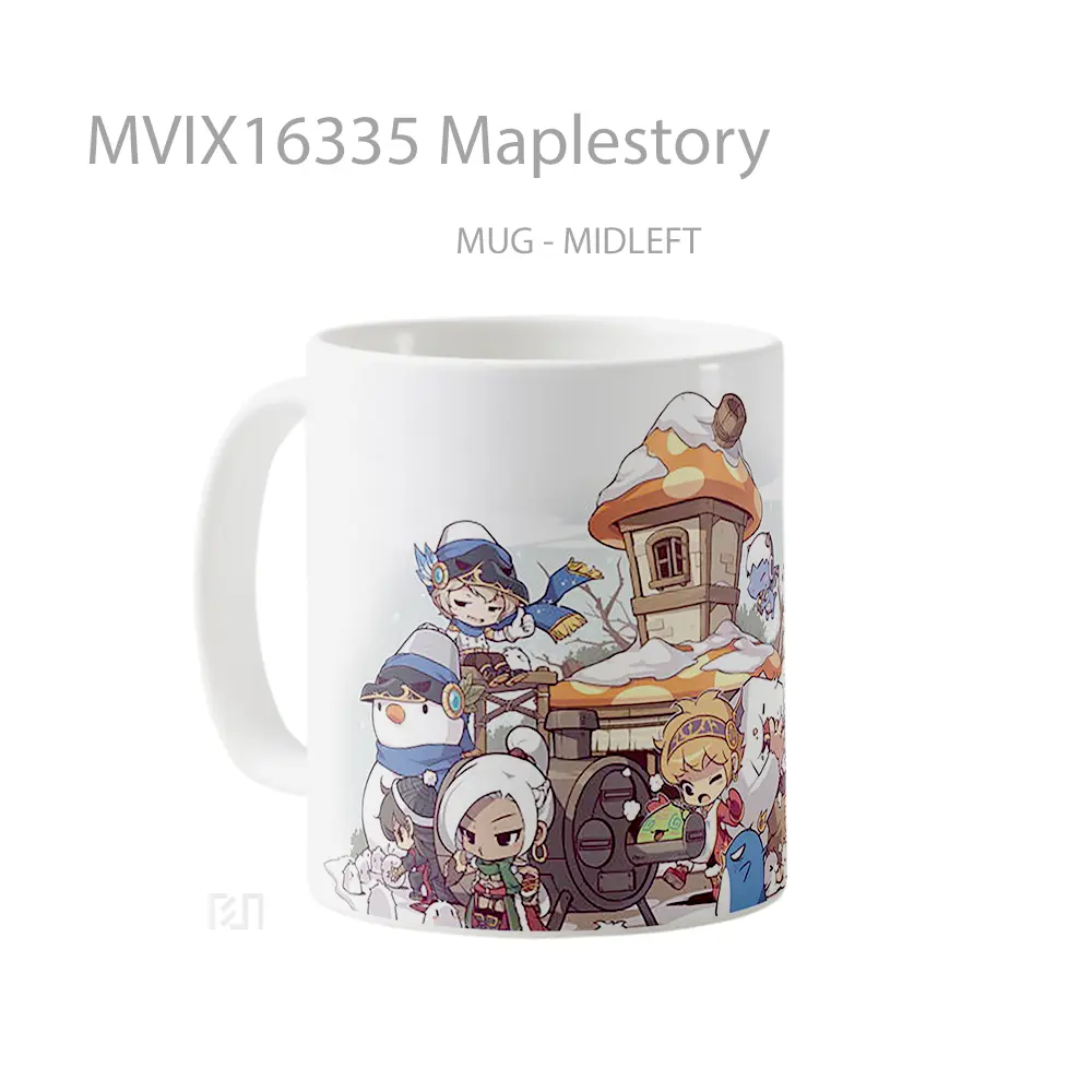 Mug Maplestory Full Wrap Lanscape - All-side / Desain