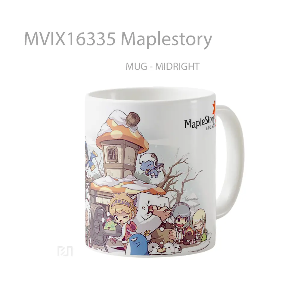 Mug Maplestory Full Wrap Lanscape - All-side / Desain