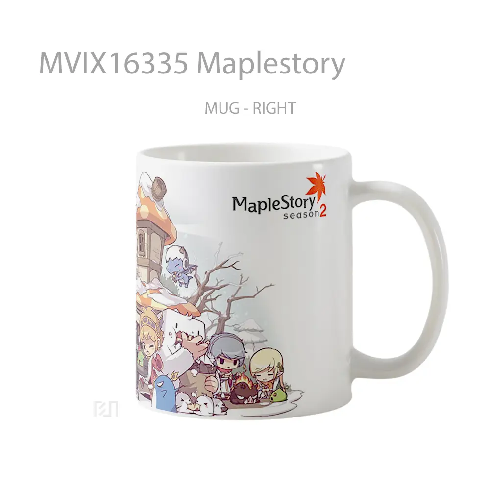 Mug Maplestory Full Wrap Lanscape - All-side / Desain