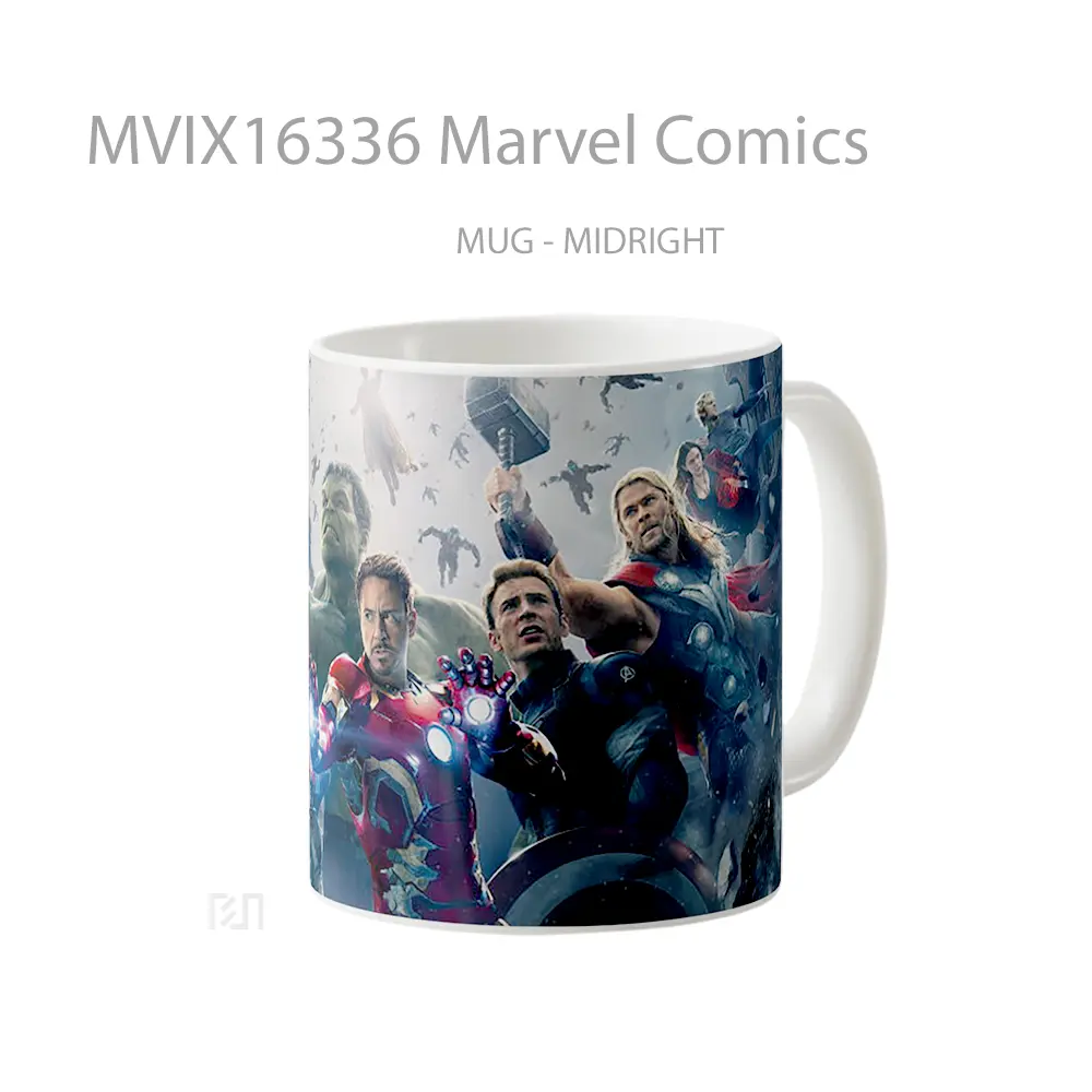 Mug Marvel Comics Full Wrap Lanscape - All-side / Desain