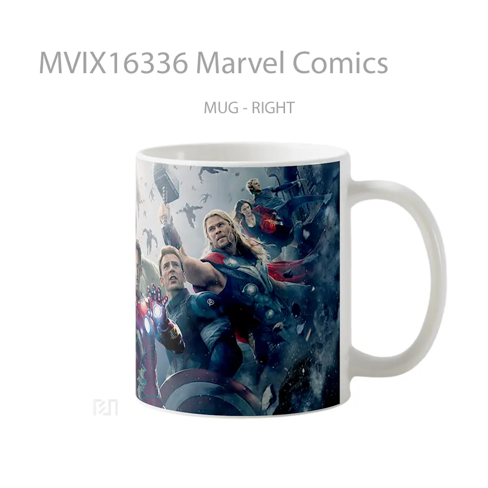 Mug Marvel Comics Full Wrap Lanscape - All-side / Desain