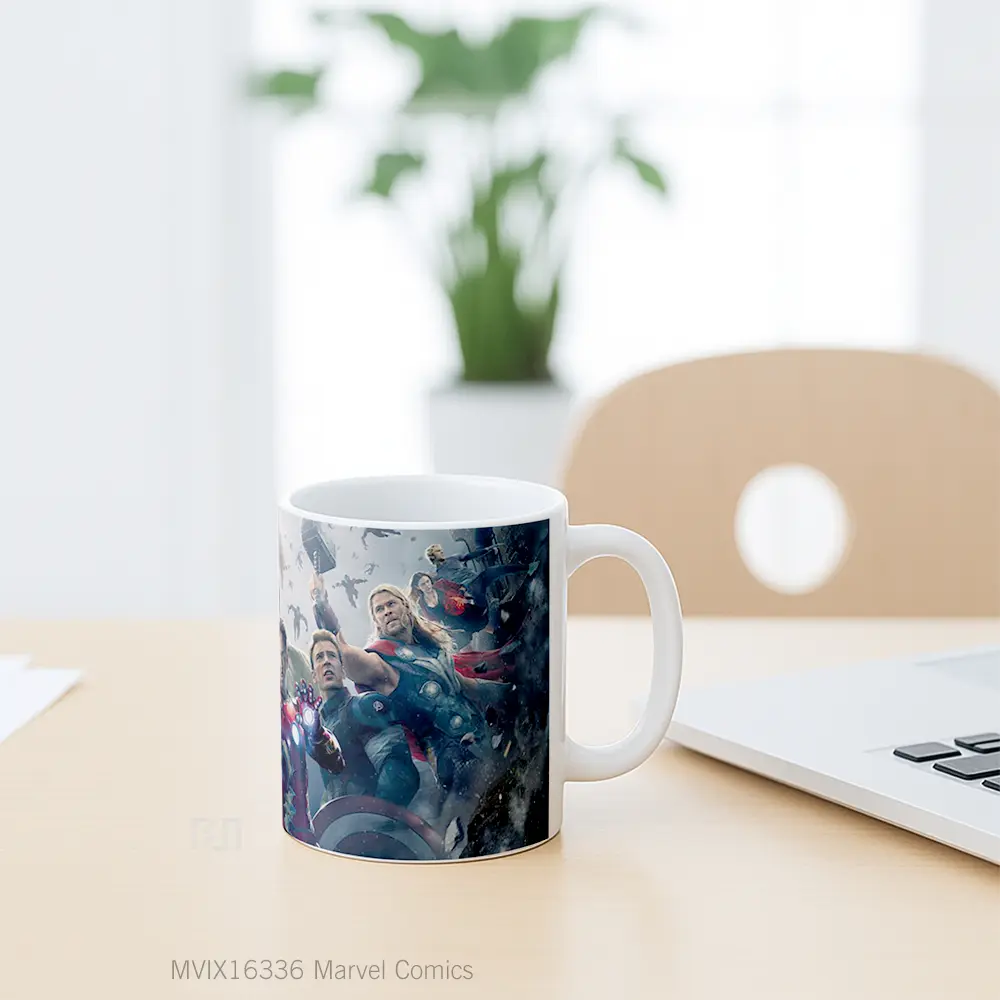 Mug Marvel Comics Full Wrap Lanscape - All-side / Desain