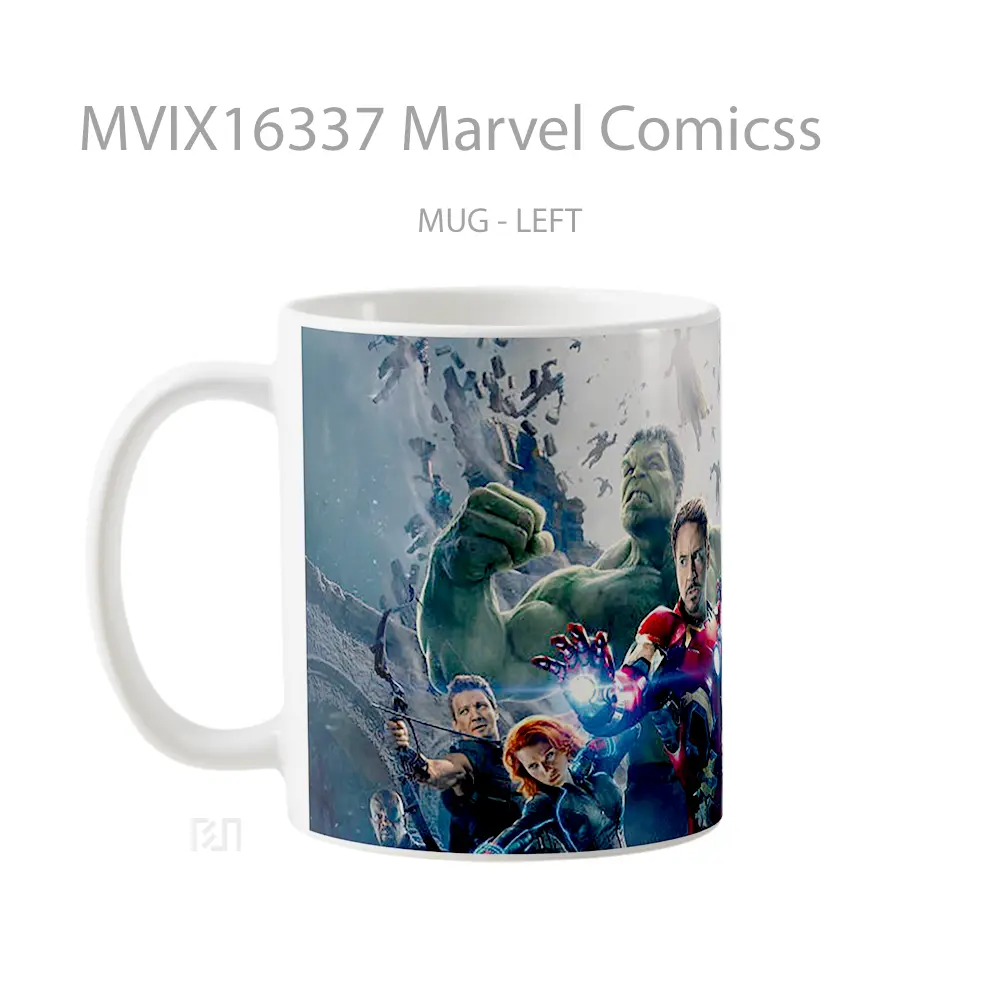 Mug Marvel Comicss Full Wrap Lanscape - All-side / Desain