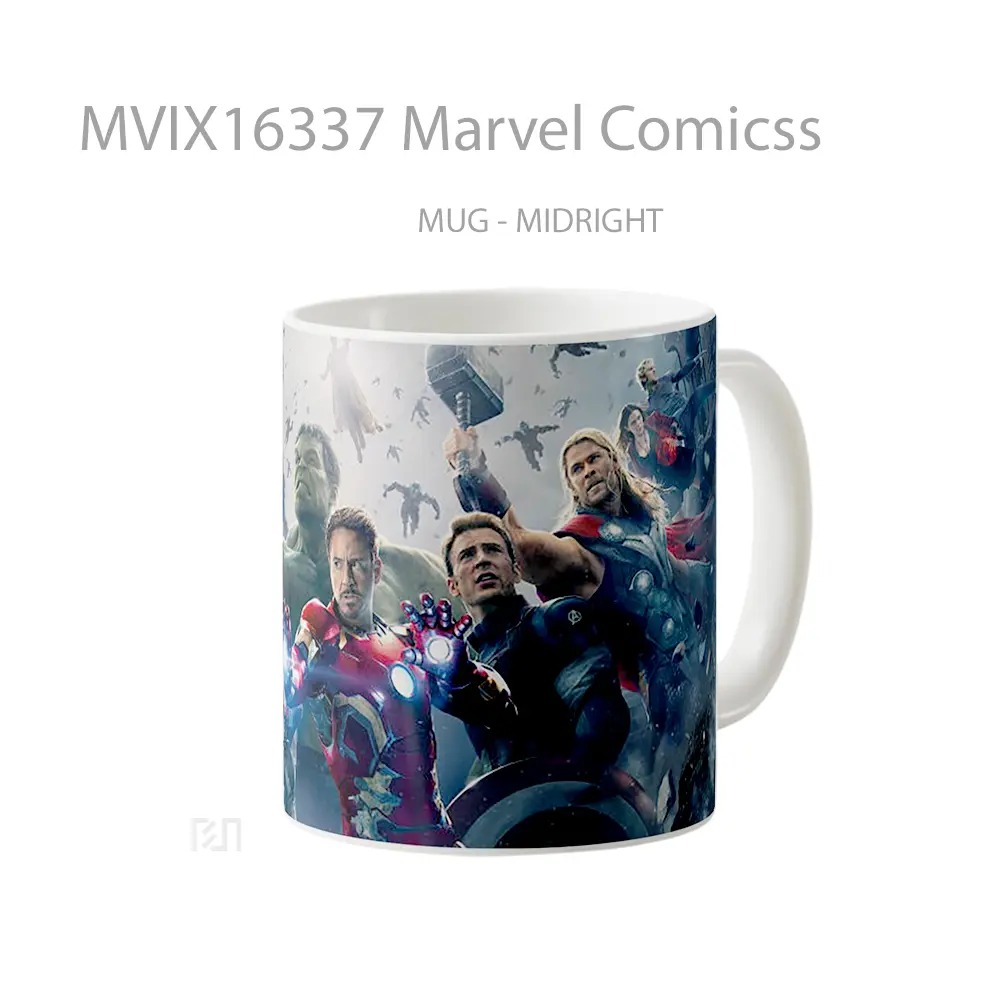 Mug Marvel Comicss Full Wrap Lanscape - All-side / Desain