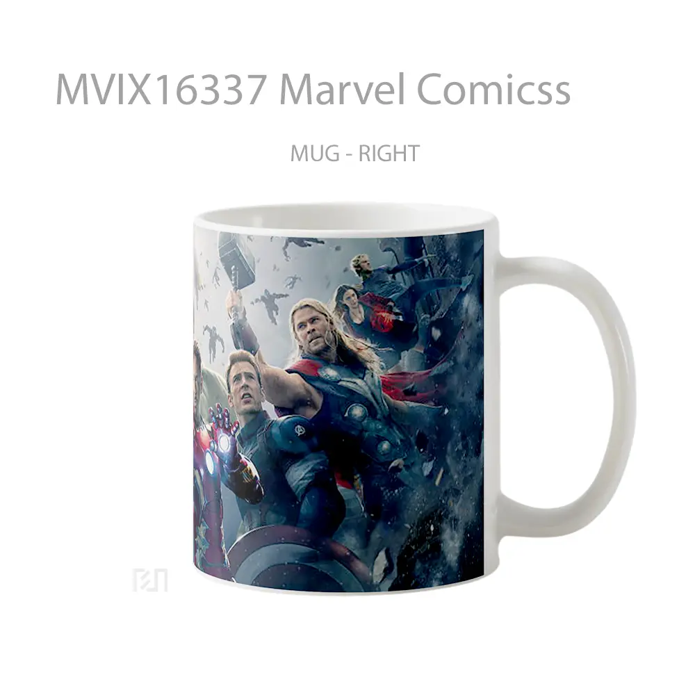 Mug Marvel Comicss Full Wrap Lanscape - All-side / Desain