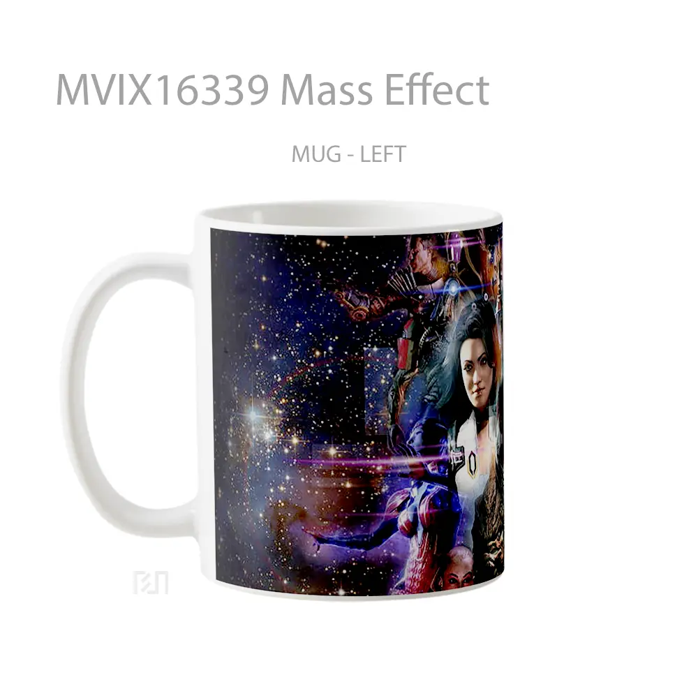 Mug Mass Effect Full Wrap Lanscape - All-side / Desain