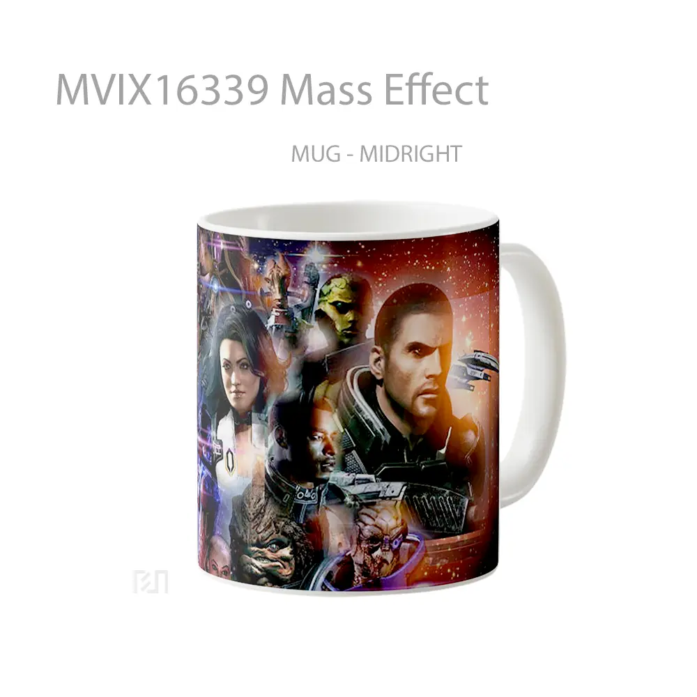 Mug Mass Effect Full Wrap Lanscape - All-side / Desain