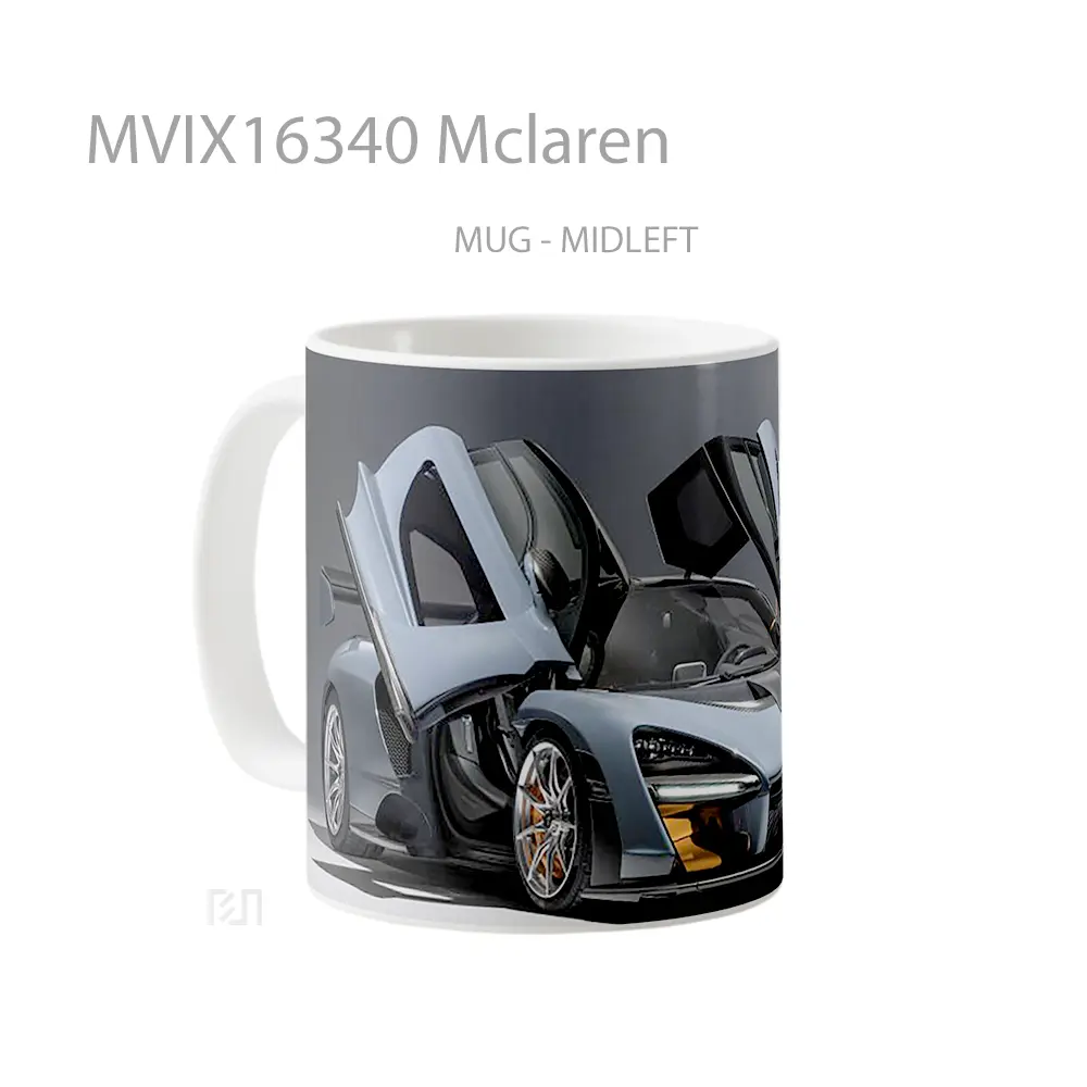 Mug Mclaren Full Wrap Lanscape - All-side / Desain