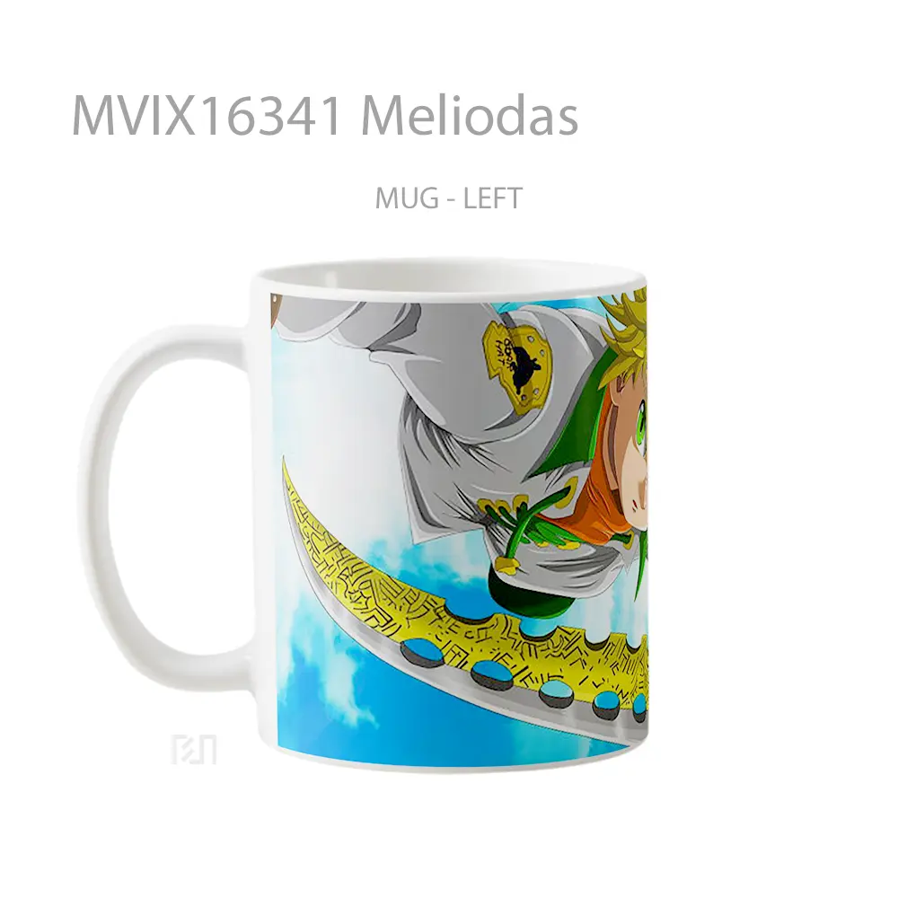 Mug Meliodas Full Wrap Lanscape - All-side / Desain