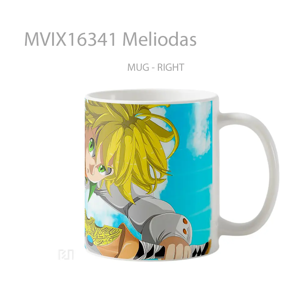 Mug Meliodas Full Wrap Lanscape - All-side / Desain