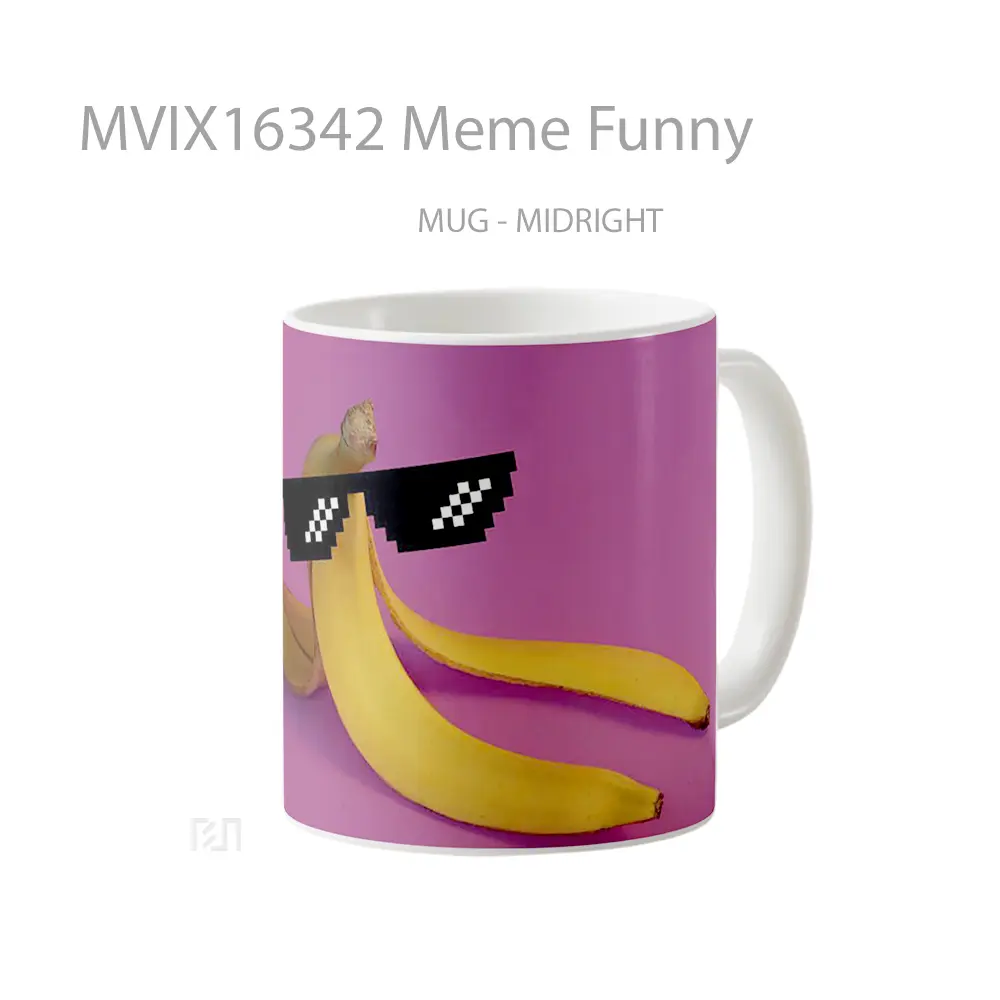 Mug Meme Funny Full Wrap Lanscape - All-side / Desain
