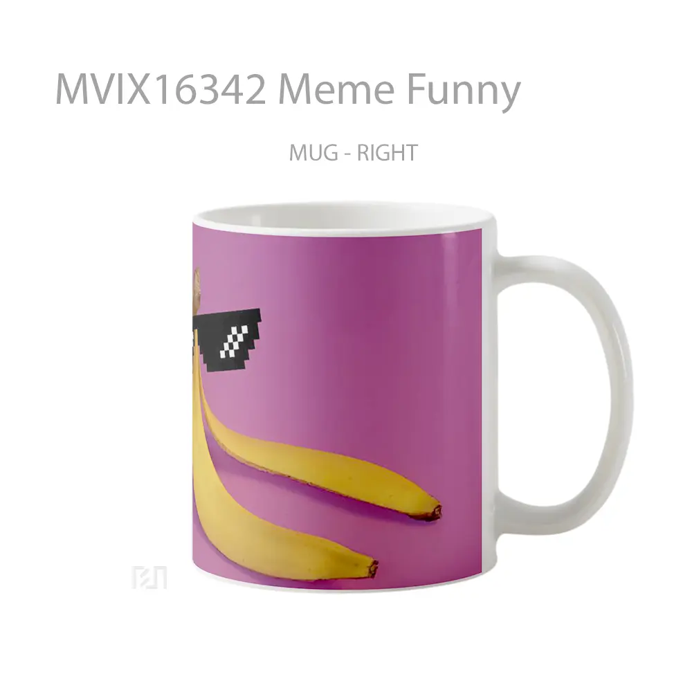 Mug Meme Funny Full Wrap Lanscape - All-side / Desain