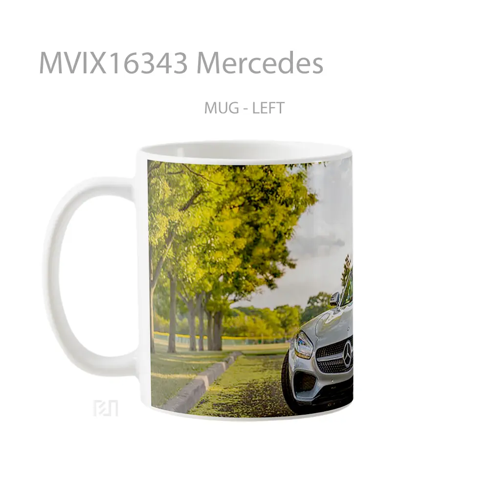 Mug Mercedes Full Wrap Lanscape - All-side / Desain
