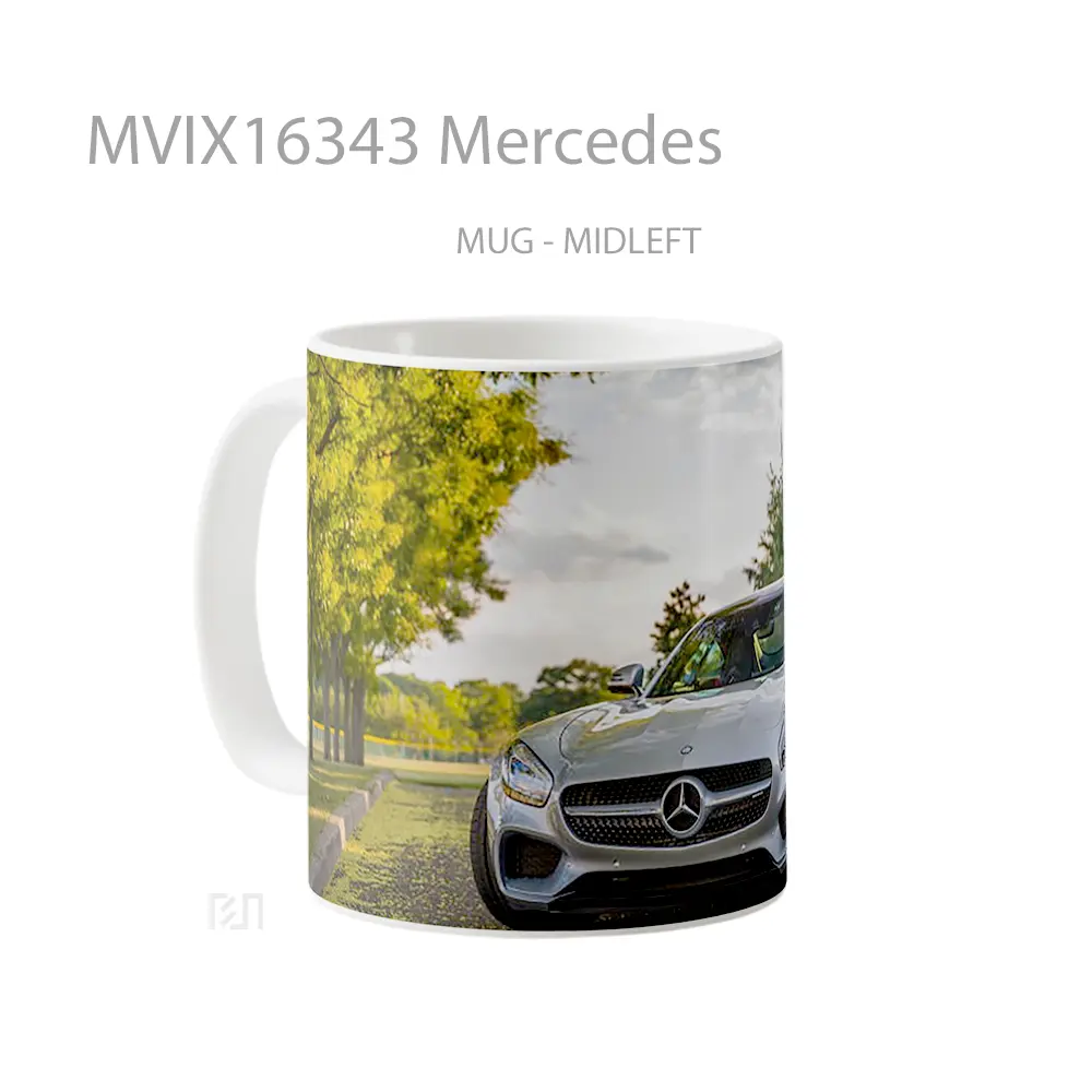 Mug Mercedes Full Wrap Lanscape - All-side / Desain