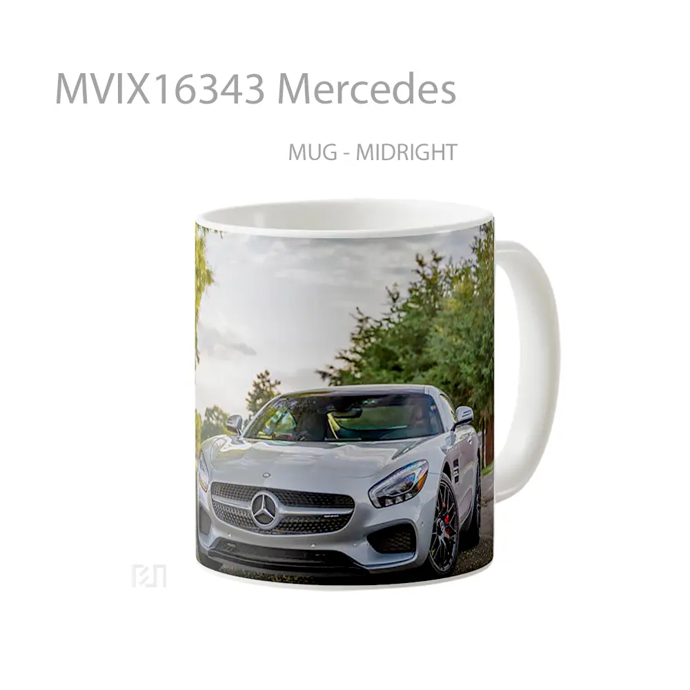 Mug Mercedes Full Wrap Lanscape - All-side / Desain
